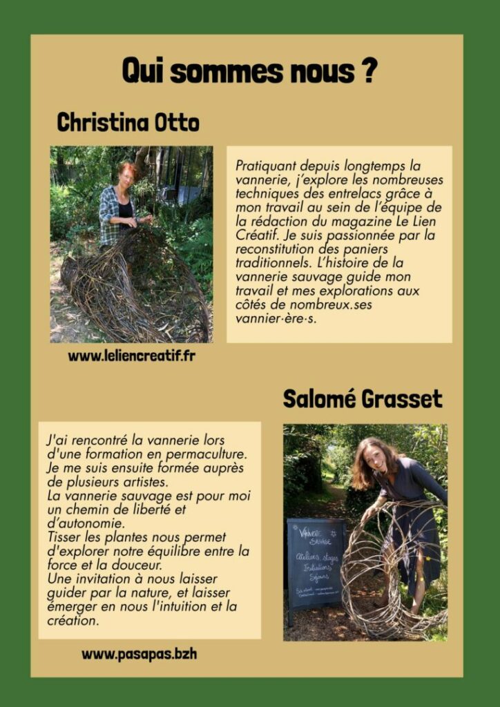 Flyers cours vannerie Polypodes verso